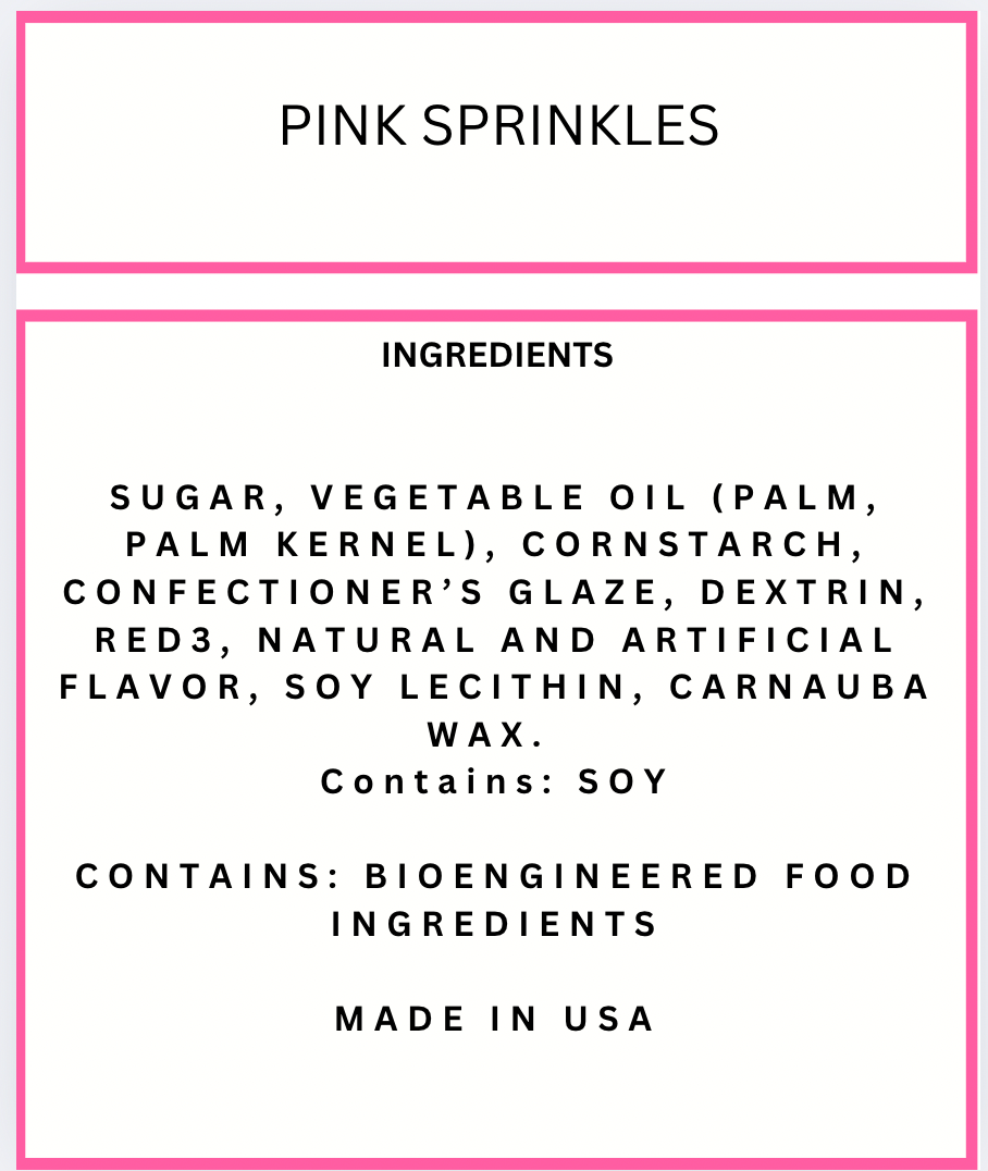 Pink Sprinkles 4 oz