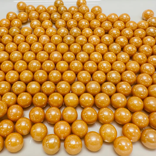 Gold Candy Pearls 7mm- 4 oz