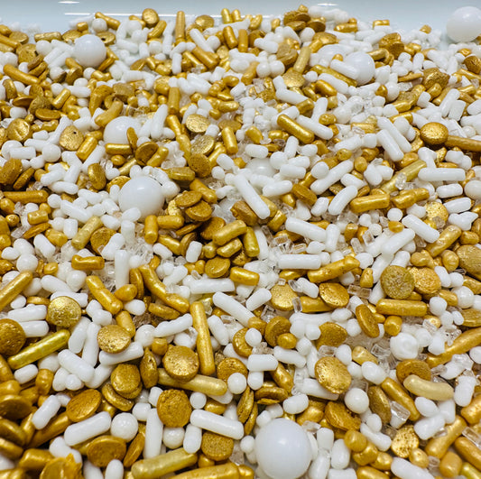 Celebration Gold & White Deluxe Mix 4 oz